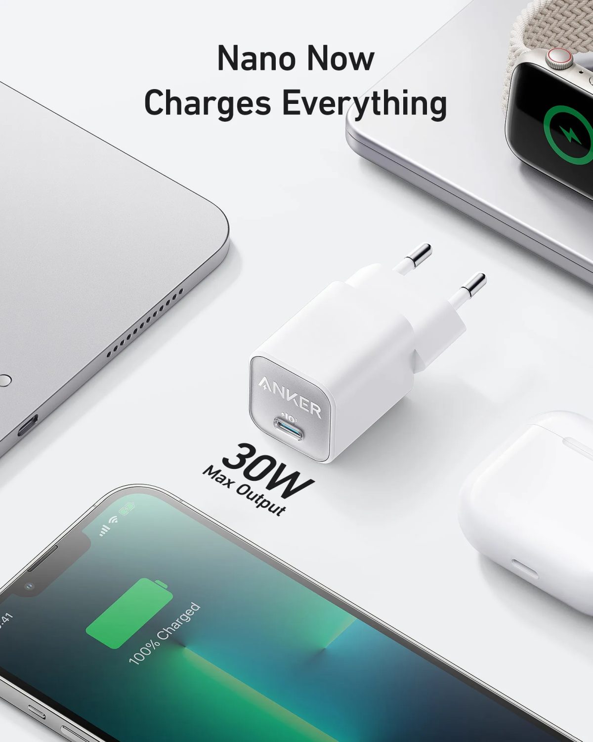 Anker 511 Charger Nano 3 30W White – A2147K31 - Image 5