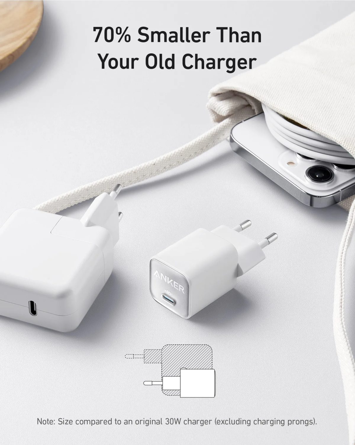 Anker 511 Charger Nano 3 30W White – A2147K31 - Image 4