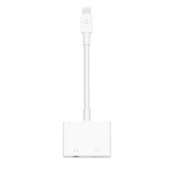 Belkin 3.5 mm Audio + Charge Rockstar Lightning Converter 100% Original by Apple