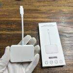 Apple iPhone Dual Port Splitter 3.5mm Lightning Converter MFI Certified Chipset by Apple