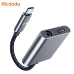 Mcdodo 3.5MM Splitter Audio Type-C Charging Dual Adapter Type-C To 3.5mm 100% Original
