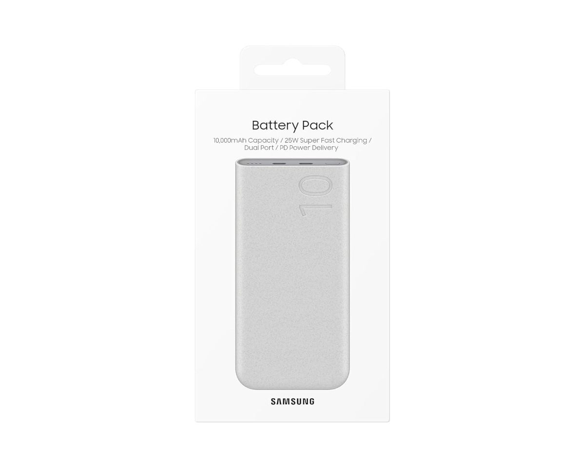 Samsung 25W Super Fast Charging 10000mAh Battery Pack Beige 100% Original - Image 4