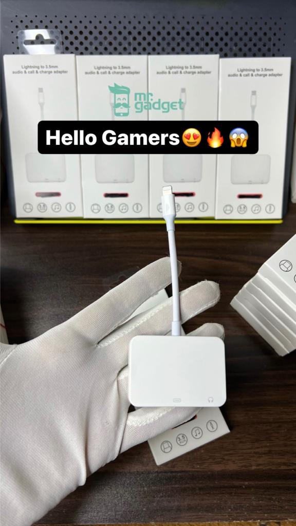 Apple iPhone Dual Port Splitter 3.5mm MFI Certified Chipset
