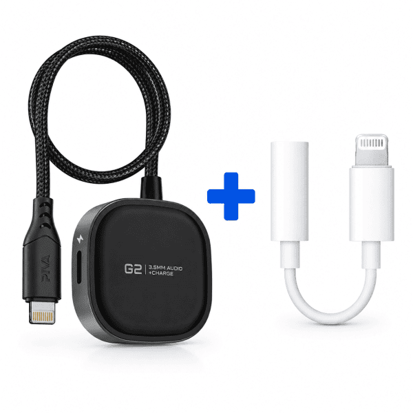 Hot Selling 🔥 Piva G2 iPhone Dual Splitter +  3.5mm Dongle Lightning Original by Apple ✅ Better then Plextone and Mcdodo 💀