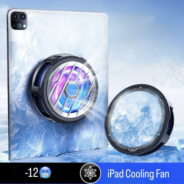 Hot Selling 🔥 X80 Tablet Cooler Magnetic Semiconductor Fast Cooling Fan Radiator for IPad/Android/Laptop PUBG 2 Gear Adjustable Cool Heat Sink