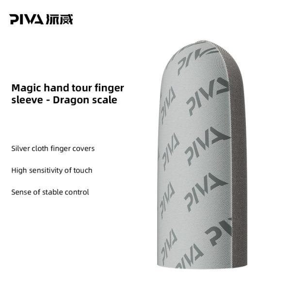 Piva Silver Fiber Thumb Sleeves for Gaming (PUBG) 1 Pair