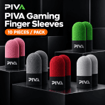 Pack of 5 (Pairs) Piva Silver Fiber Thumb Sleeves for Gaming (PUBG)
