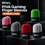 Pack of 5 (Pairs) Piva Silver Fiber Thumb Sleeves for Gaming (PUBG)