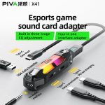 Hot Selling 🔥 Piva X41 Dual Port Splitter 3.5mm Type-C Converter MFI Certified DAC Chipset with Long Wire Best Price 💀