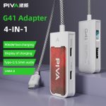 Hot Selling 🔥 Piva G41 Dual Port Splitter 3.5mm Type-C Converter MFI Certified DAC Chipset with Long Wire (Launch Price) in Pakistan ✌️
