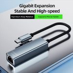 PIVA USB-C To Giga Ethernet Adapter | USB Type C Adapter