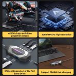 PIVA DS6PRO 6-in-1 Game Docking Station PD60W Fast
Charging USB3.0 HUB 4K60FPS Type-C AUX Adapter for PUBG - Image 3