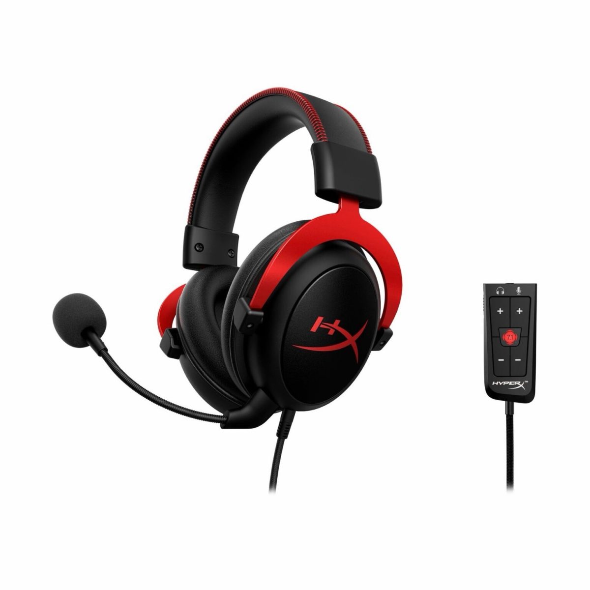 HyperX Cloud II 2 Gaming E-Sports Headset Wired 100% Original ✅ Brand New With Box and extra Earcups - Image 6
