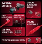 HyperX Cloud Earbuds III S - Gaming Earbuds wired Type-C Best price - Image 2
